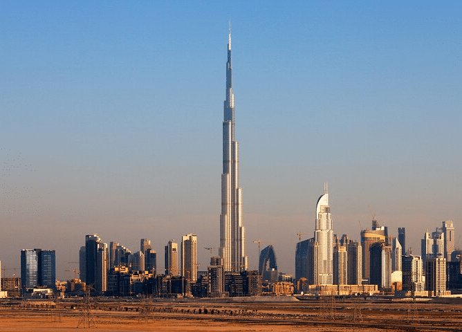 Burj Khalifa Construction Surveying