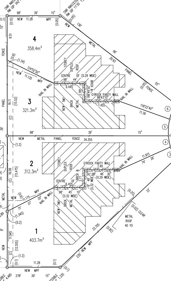Surveyors Sydney Plan Of Subdivision Portrait