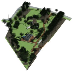 3D Survey And Scan Of A Residential Home And Lot
