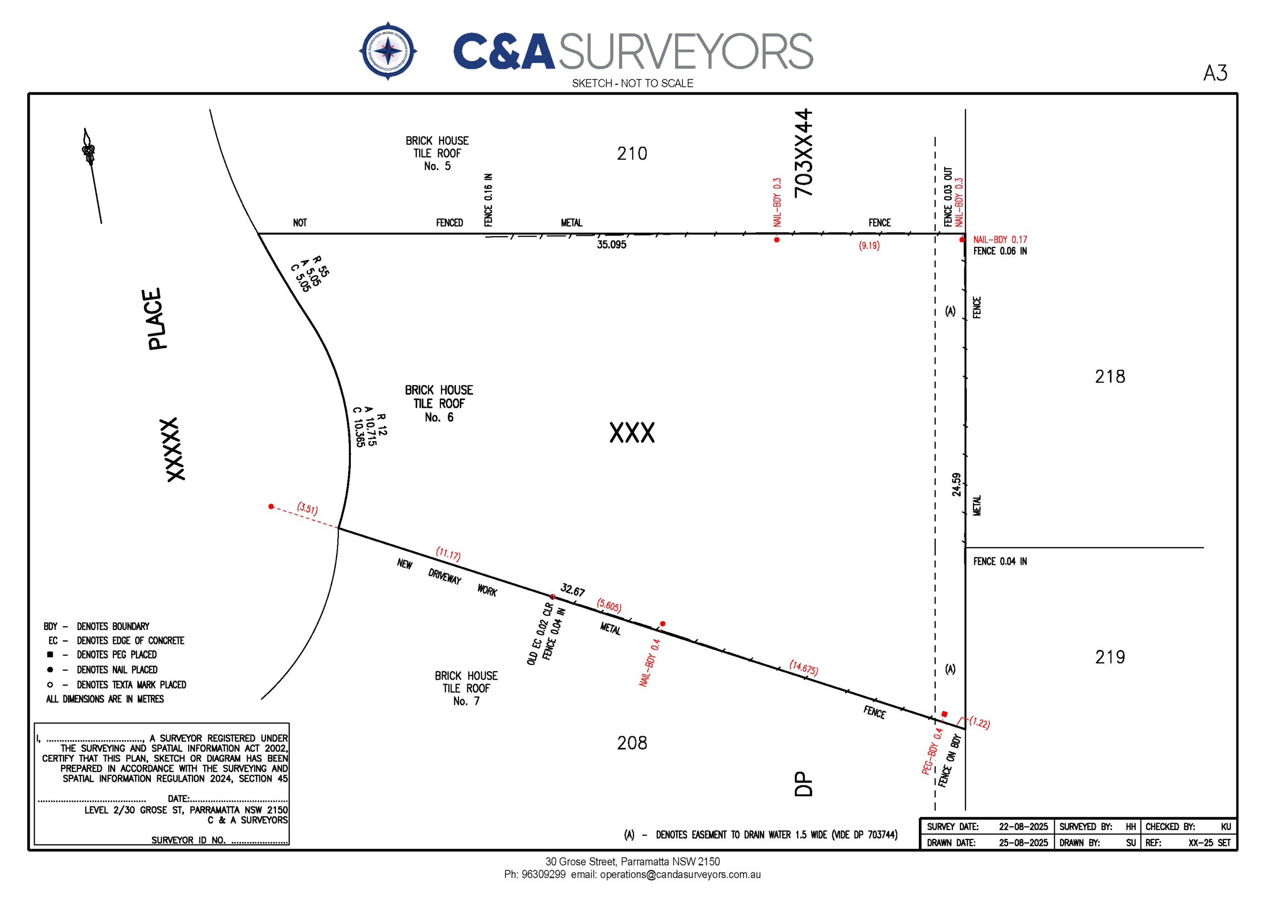 Boundary Set-Out Survey By C&Amp;A Surveyors