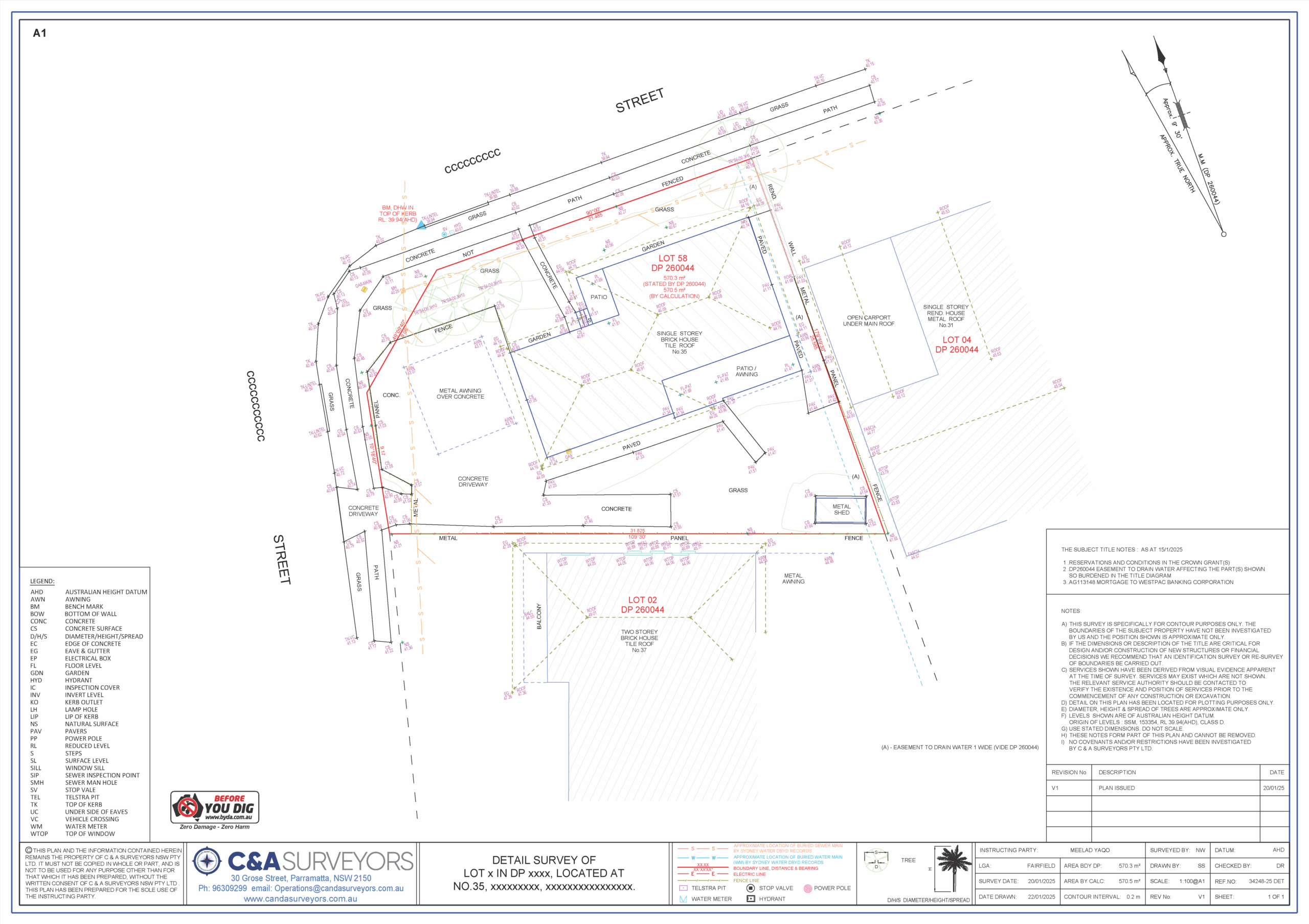 Detail And Level Survey By C&Amp;A Surveyors