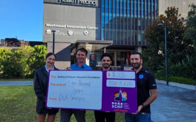 $13,000 Donated to Sydney Children’s Hospitals Foundation – And We’re Not Done