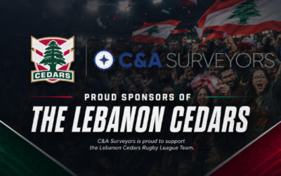 C&A Surveyors Named Official Apparel Partner of the Lebanon Cedars for Rugby League World Cup 2026